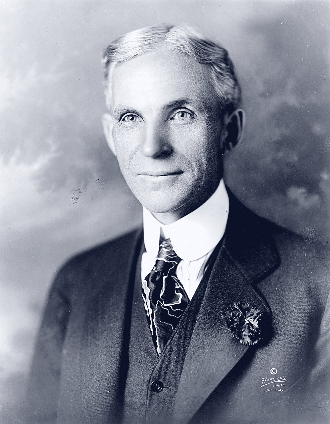 Henry Ford, 1919 — Hartsook studio portrait